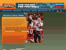 Tablet Screenshot of onlinefootball.com